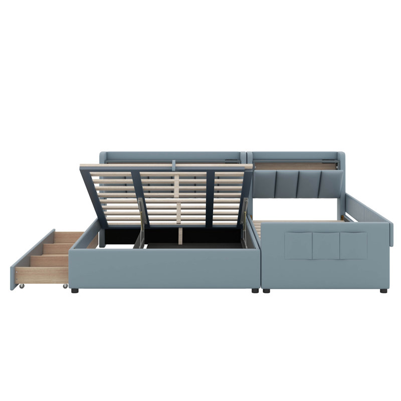 Red Barrel Studio® Jyler Queen & Twin XL Upholstered Mother